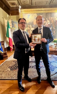 Sicurezza e legalità, il Presidente della Provincia di Matera, Francesco Mancini, riceve il nuovo Questore di Matera