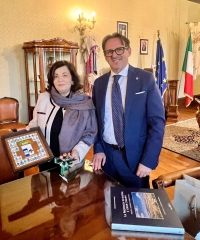 Il Presidente della Provincia, Francesco Mancini, accoglie il nuovo Prefetto di Matera, Maria Carolina Ippolito