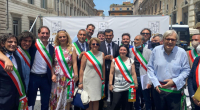 Manifestazione promossa dall&#039;Anci svoltasi questa mattina a Roma