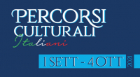 Domani al via la prima edizione di “Percorsi culturali Italiani”